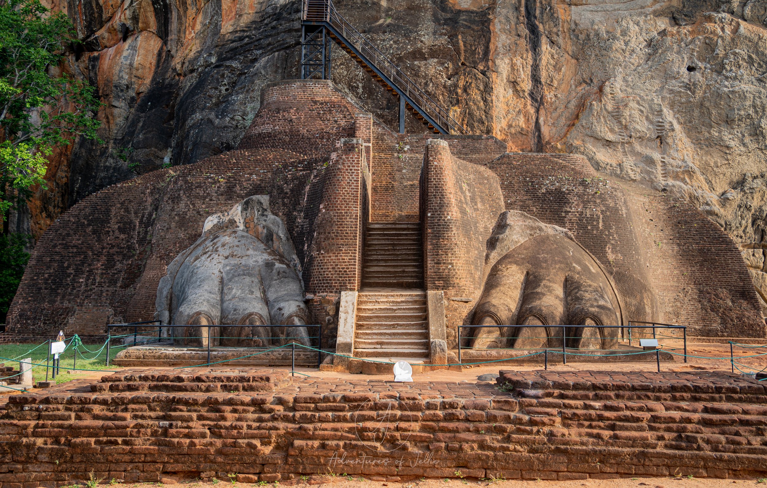 The+Lion’s+Paws+of+Sigiriya